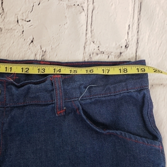 Vintage RAPPERS Jeans Like New 38x33 USA Made Painter Pocket High  Waist Flare - Picture 10 of 15